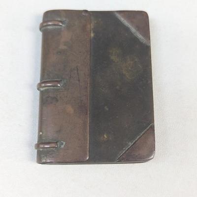 Old Cigarette Lighter Brass Book Design