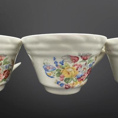 Vintage Floral Dishware Lot