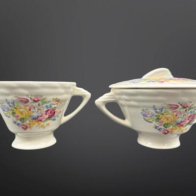 Vintage Floral Dishware Lot