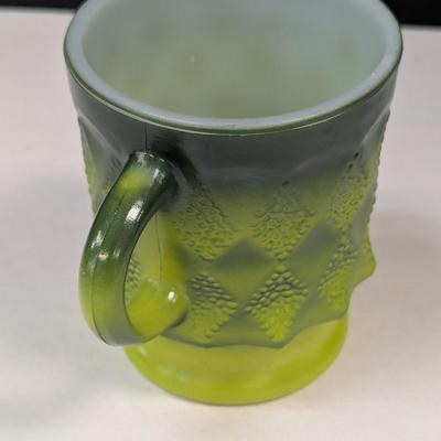 Vintage Lime Green Fire King Mug