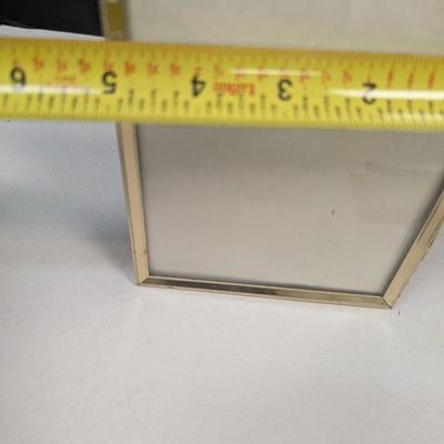 Vintage Picture Frames - Photograph Frame Metal Embossed Floral & Angel w/ Wings