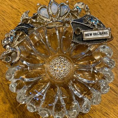 New Orleans crystal trinket holder