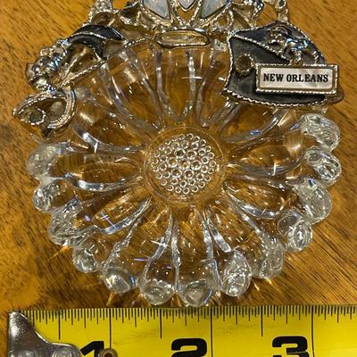 New Orleans crystal trinket holder