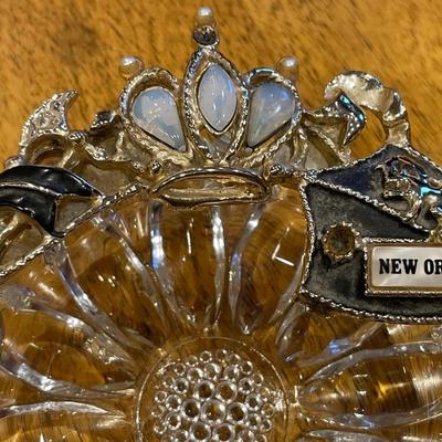 New Orleans crystal trinket holder