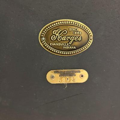 Karges Furniture Rectangular Directoire Cocktail Table Gilt Leaf Accents