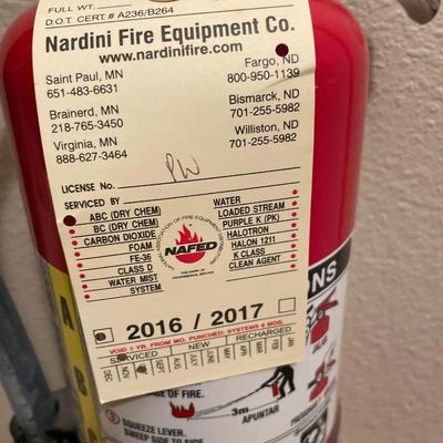 Martini fire extinguisher