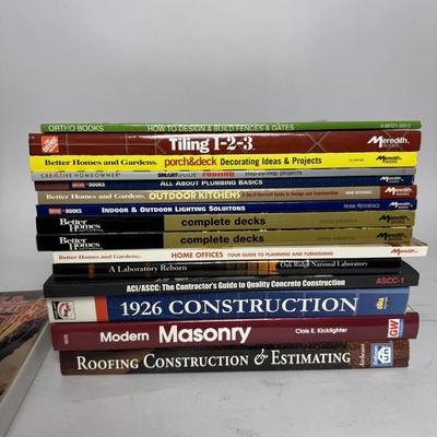 G1079 Lot of Home Improvement Books