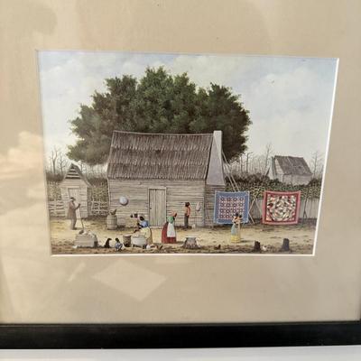 A1082 Pair of Two African Folk Art Prints Elizabeth O’Neill Verner