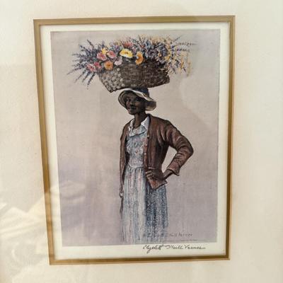 A1082 Pair of Two African Folk Art Prints Elizabeth O’Neill Verner