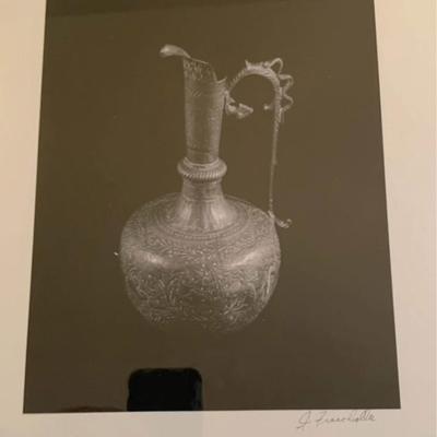 Black-and-White Still-Life Photograph — Matted & Framed (16×20)