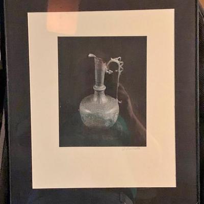 Black-and-White Still-Life Photograph — Matted & Framed (16×20)