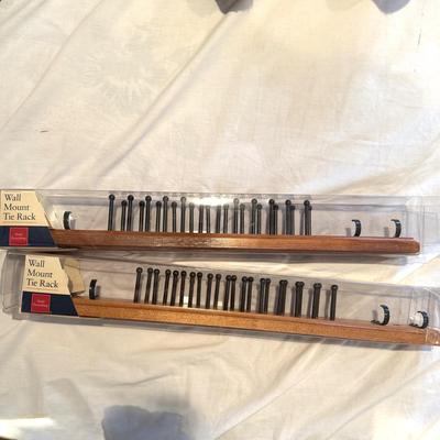 M1084 Pair of Wall mount Tie Racks by Hold Everything