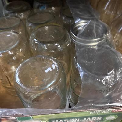 Sale Photo Thumbnail #382: Missing one pint jar. Includes case of quart jars.