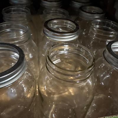 Sale Photo Thumbnail #381: Missing one pint jar. Includes case of quart jars.