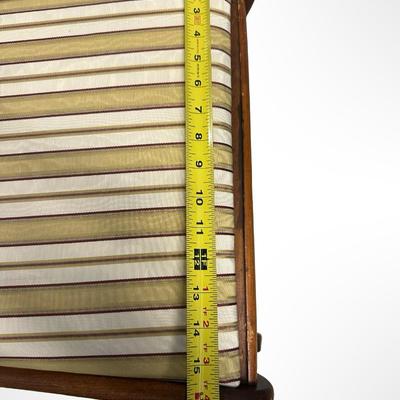 Vintage Wooden Carved-Back Rocking Chair