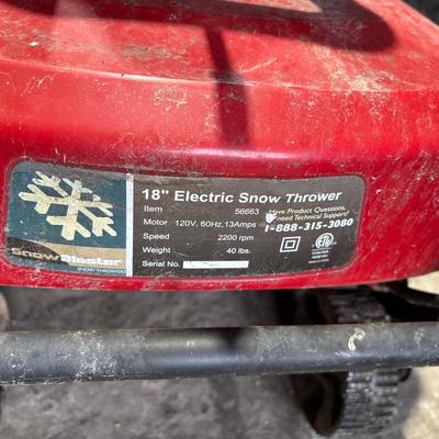 Electric Snow Blower