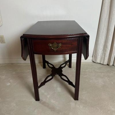 Hammary Drop-Leaf Accent Table with Drawer