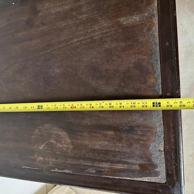 Wood Side Table with Drawer