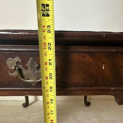 Wood Side Table with Drawer