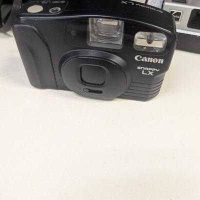 Electronics Equipment Canon Snappy LX - Kodak Instamatic 10 - Focal Magnum Slide Viewer Bentley BX-720 Movie Camera