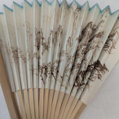 Decorative Birds & Flowers Chinese Paper Fans