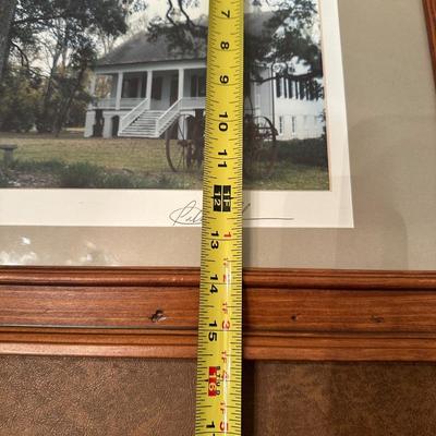 Framed & Signed Photograph of Southern Home