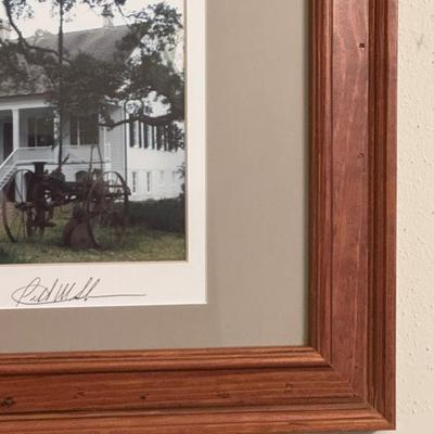 Framed & Signed Photograph of Southern Home