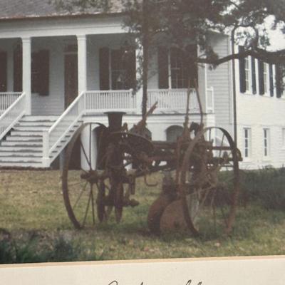 Framed & Signed Photograph of Southern Home
