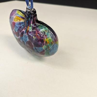 Mosaic Heart Glass Ornament