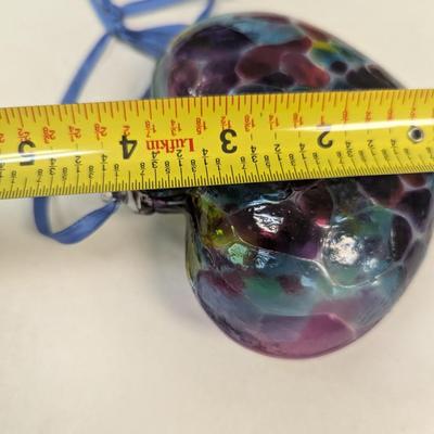 Mosaic Heart Glass Ornament