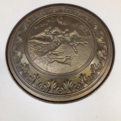 Brass Decorative Wall Plates Embossed 3D