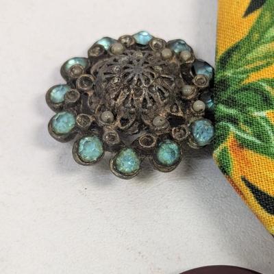 Sewing Fabric & Buttons