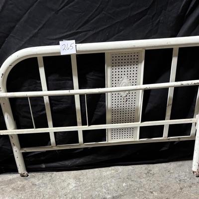 Vintage Metal Head and Foot Board