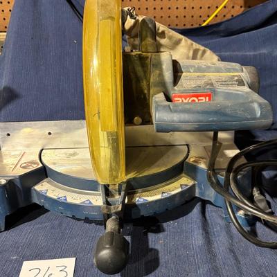 Ryobi corded compound miter saw