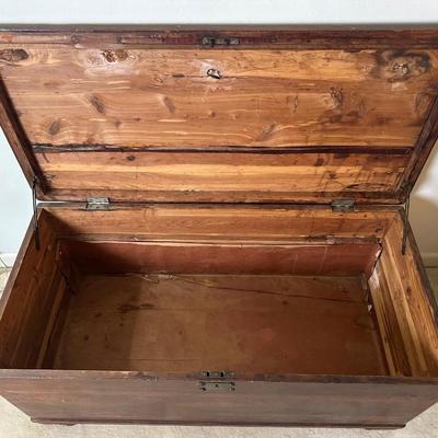 Vintage Wooden Storage Chest
