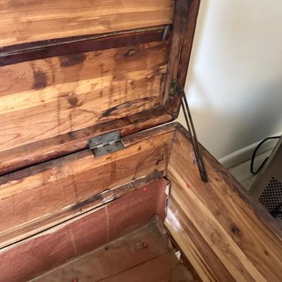 Vintage Wooden Storage Chest