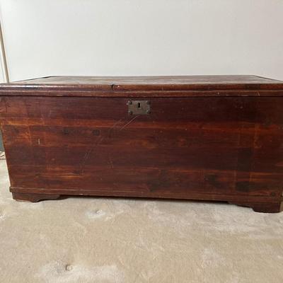 Vintage Wooden Storage Chest