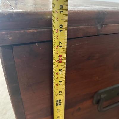 Vintage Wooden Storage Chest
