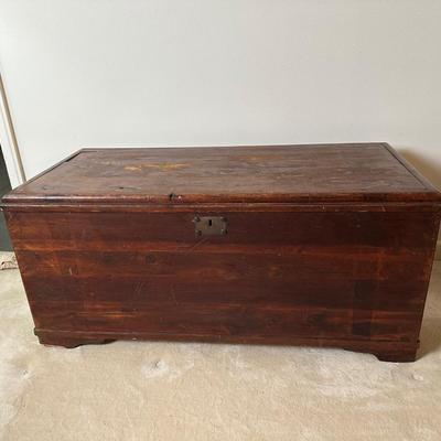 Vintage Wooden Storage Chest