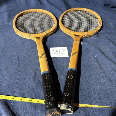Magnan wooden Tennis Rachet Lot