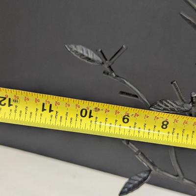 Metal Jewelry Holder Decor Black Bare Limb Tree