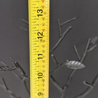 Metal Jewelry Holder Decor Black Bare Limb Tree
