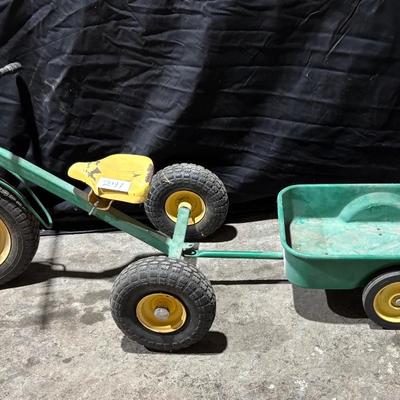 John Deere Mighty Trike And Wagon