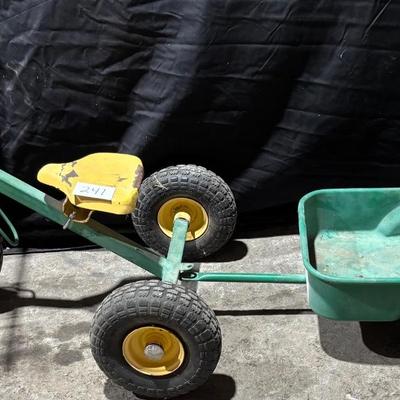 John Deere Mighty Trike And Wagon
