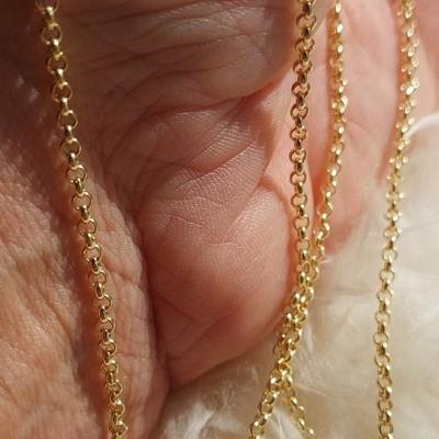 Zales Solid 14K Gold - 30" 2.3mm Rolo Chain Necklace