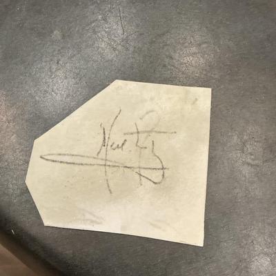 Neil Armstrong Signed Autograph Cut