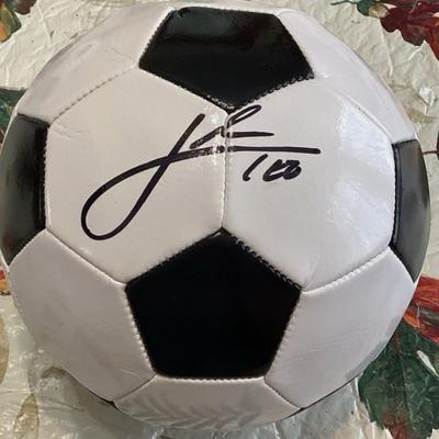 Leo Messi Signed Soccer Ball with COA