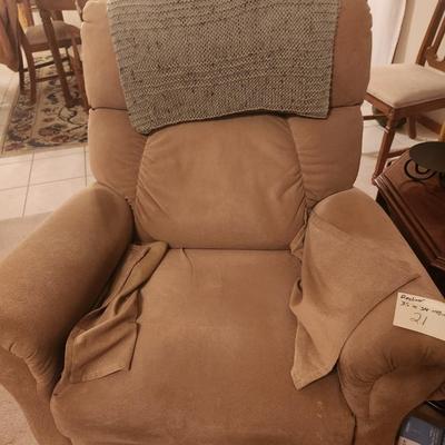Beige/ Tan Recliner