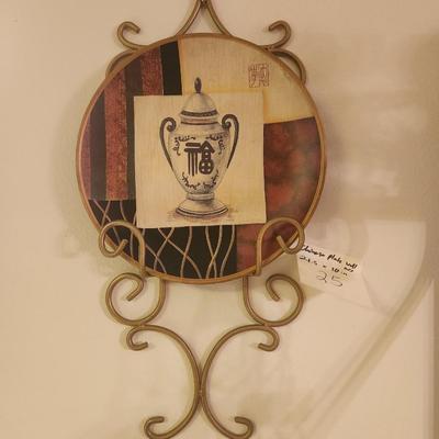 Asian Decorative Plate with stand