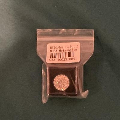 10 Carat Moissanite Loose Gemstone